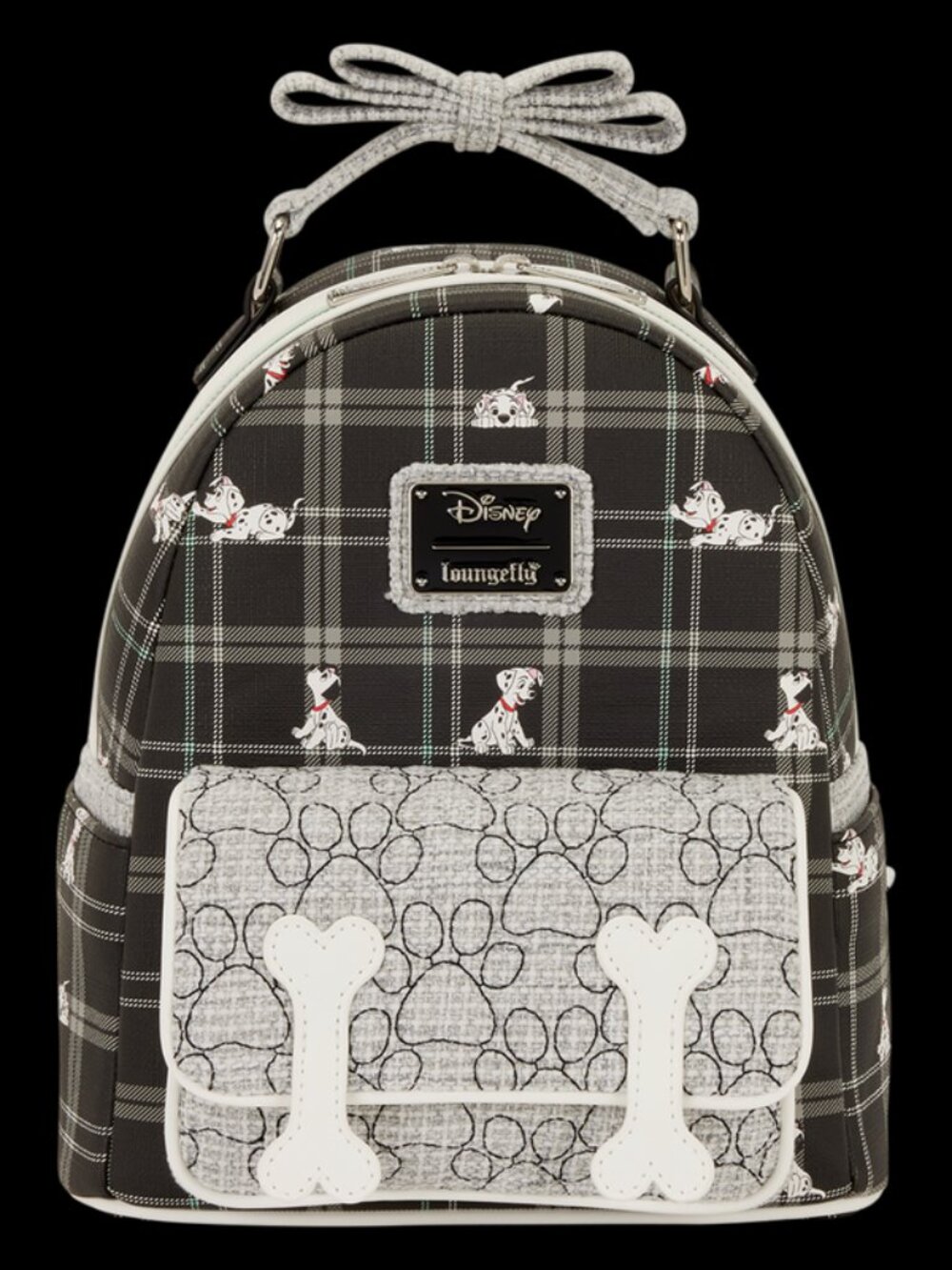 Loungefly Disney 101 Dalmatians Mini Backpack Plaid Disney Dogs Bag